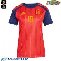 Maglie da calcio Spagna Lamine Yamal #19 Prima Maglia Femminile Mondiali 2026  Manica Corta